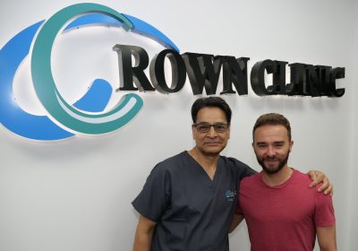 Jack P Shepherd with Dr Asim Shahmalak at Crown Clinic