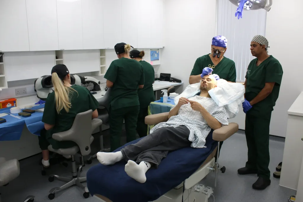 Jack P Shepherd undergoes hair transplant grafts at Crown Clinic in manchester